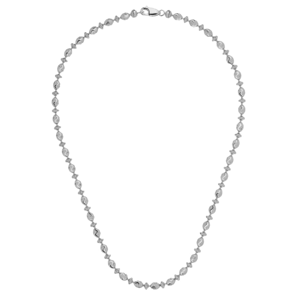 Desmos Sterling Silver Saturno Necklace, 30"