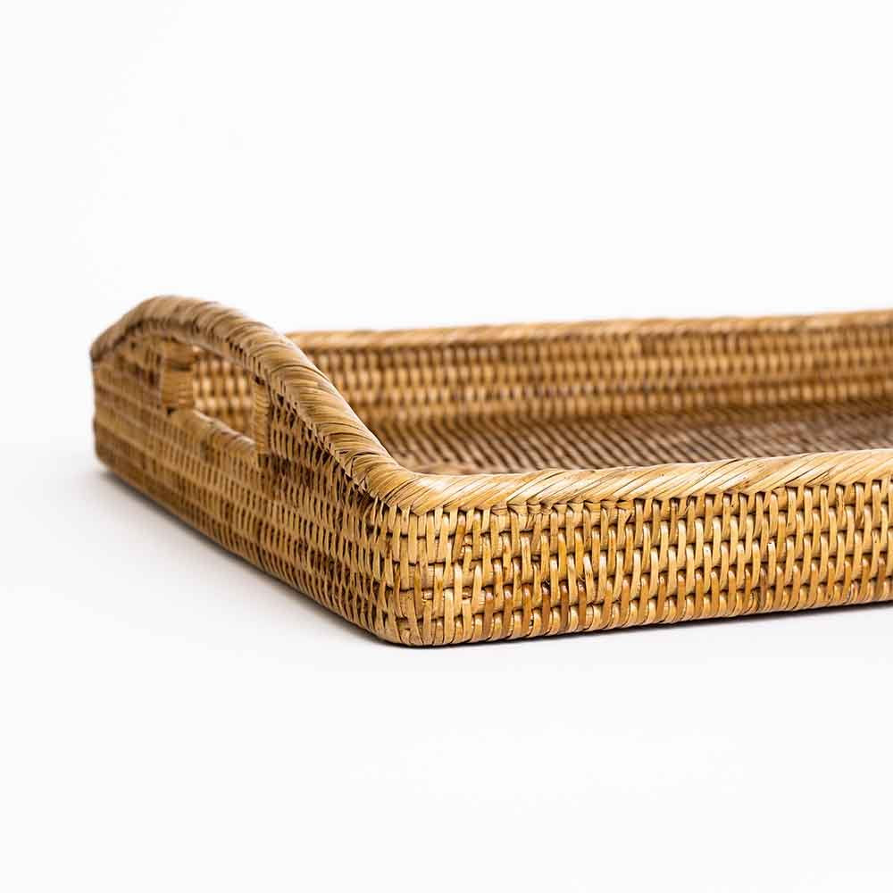 Pomegranate Woven Rattan Morning Tray