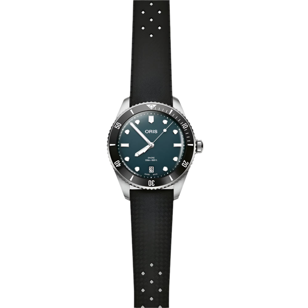 Oris Divers Date 39mm Automatic Watch with Extra Strap