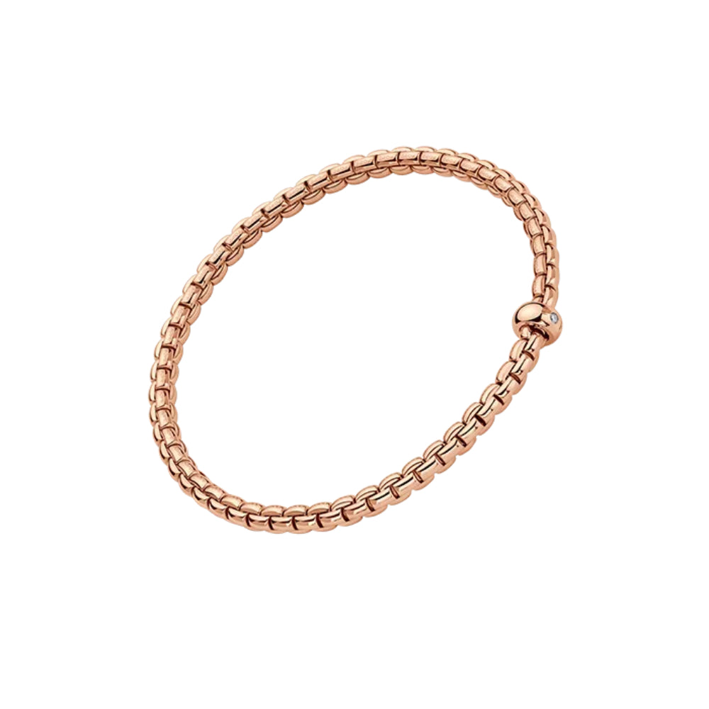Fope Eka Collection 18k Rose Gold Flex'it Bracelet