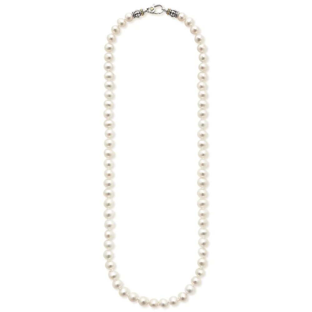 Lagos Luna Small Pearl Necklace