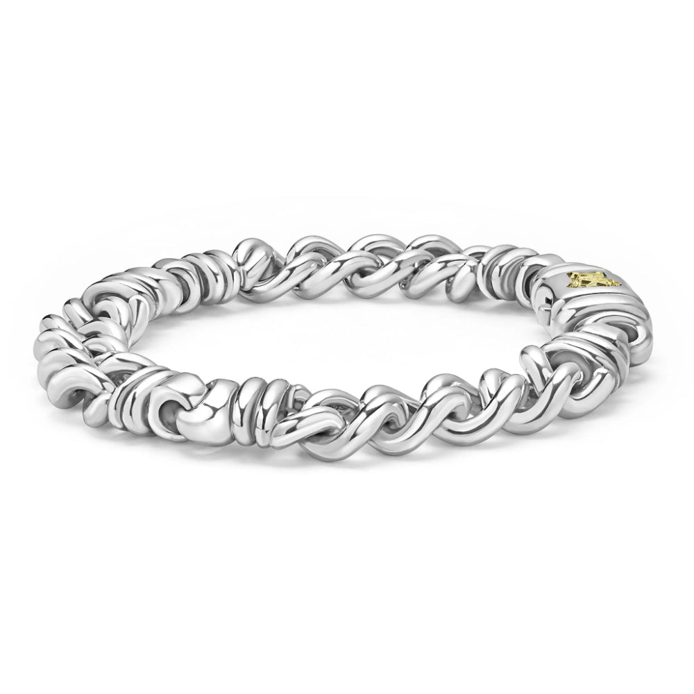 Lagos Anthem Twist Curb Chain Bracelet, 12mm