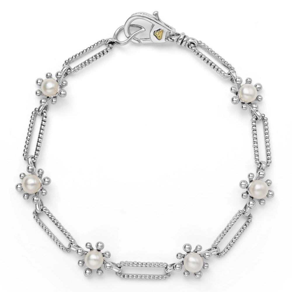 Lagos Luna Fleur Pearl Link Bracelet – Smyth Jewelers