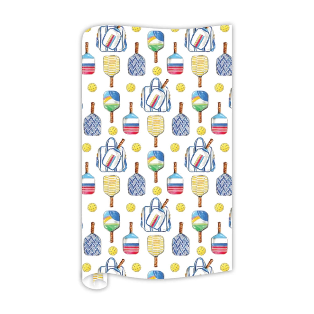 RosanneBeck Handpainted Pickleball Gear Wrapping Paper