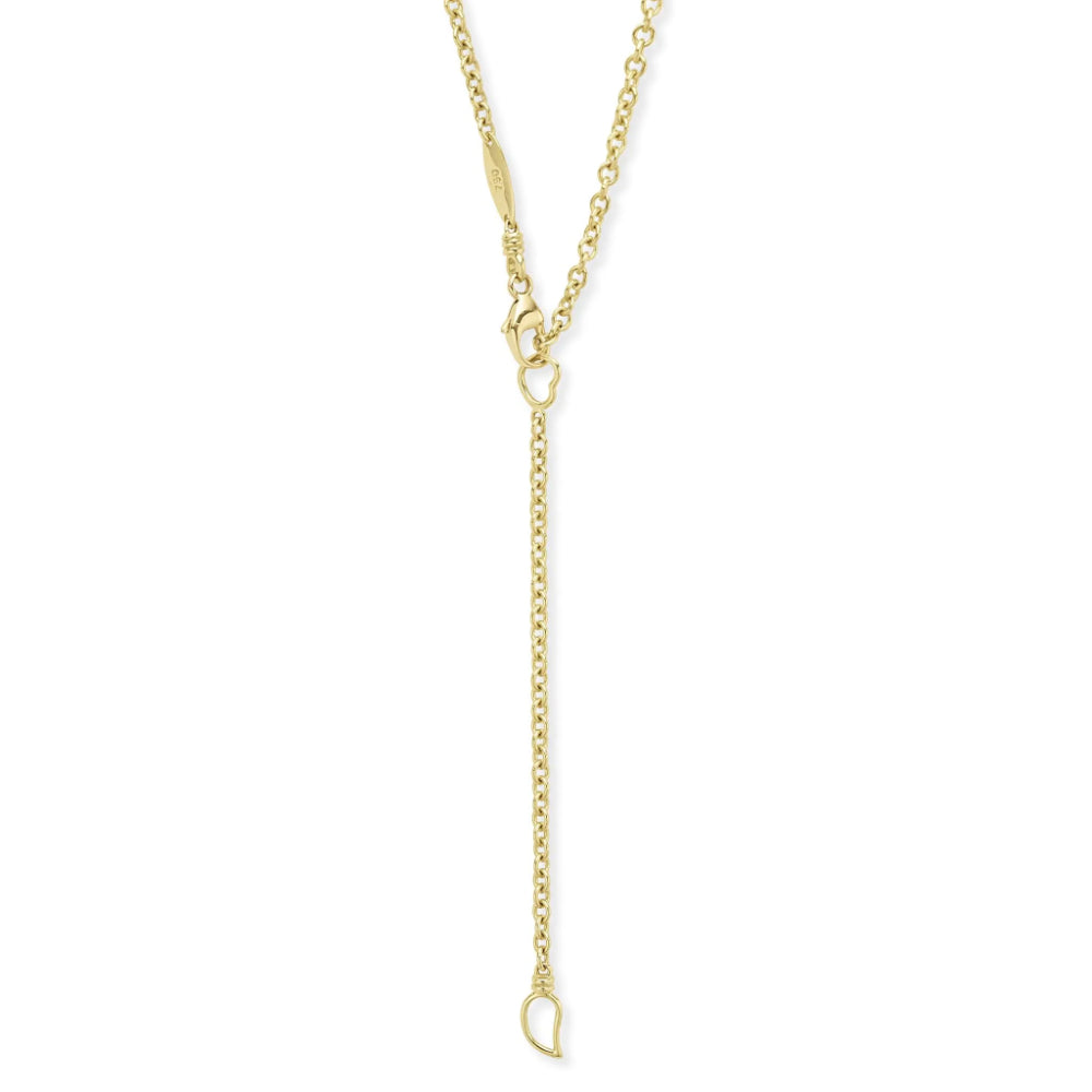 Lagos Meridian 18k Gold Circle Pendant Necklace