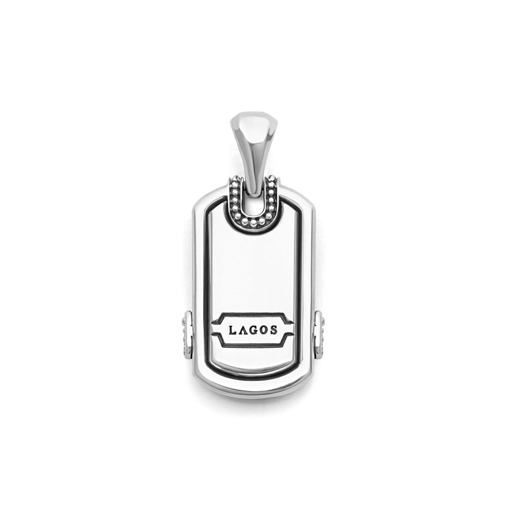 LAGOS Anthem Tiger Eye Tag Amulet
