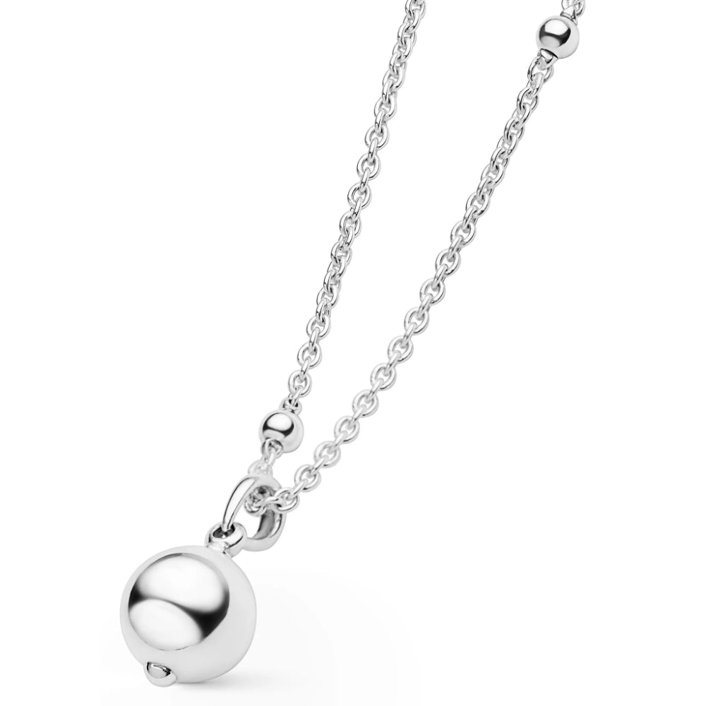 Lagos Caviar Bubbly Silver Beaded Pendant Necklace