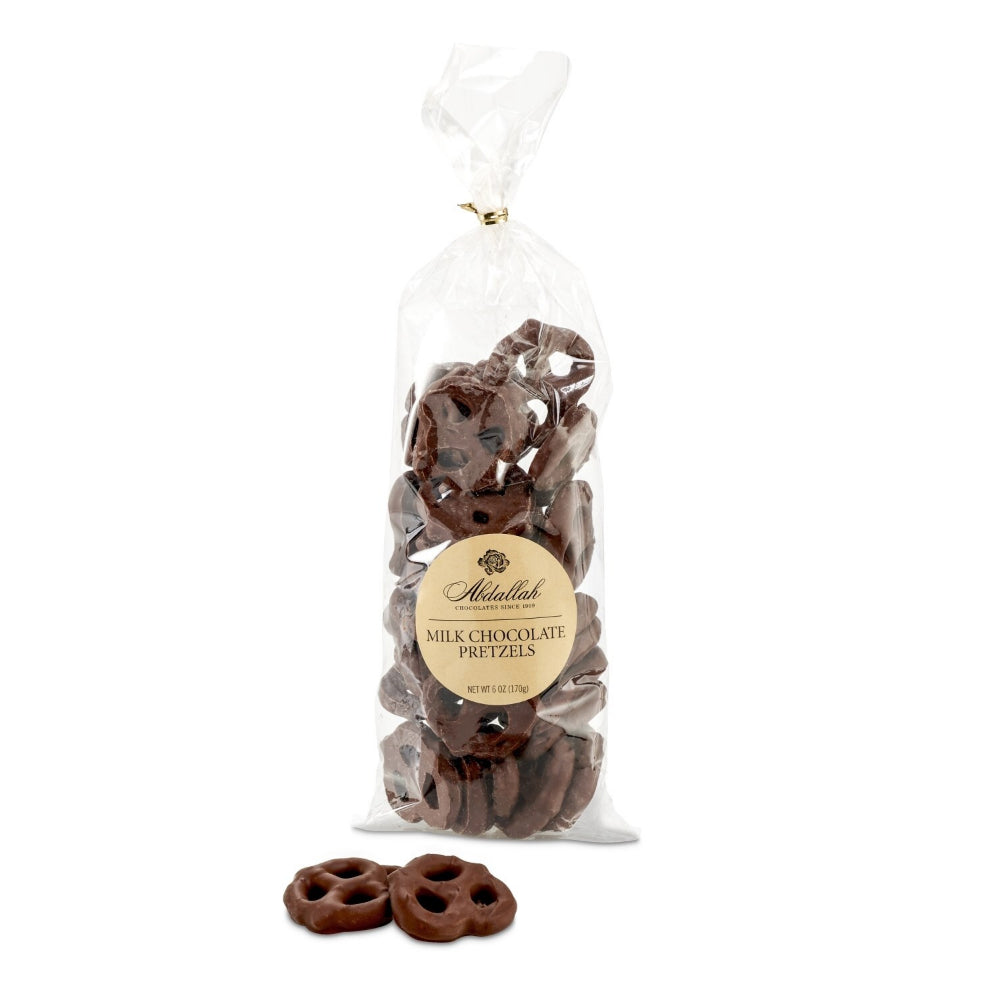 Abdallah Candies 6oz Bag Pretzels – Milk Chocolate