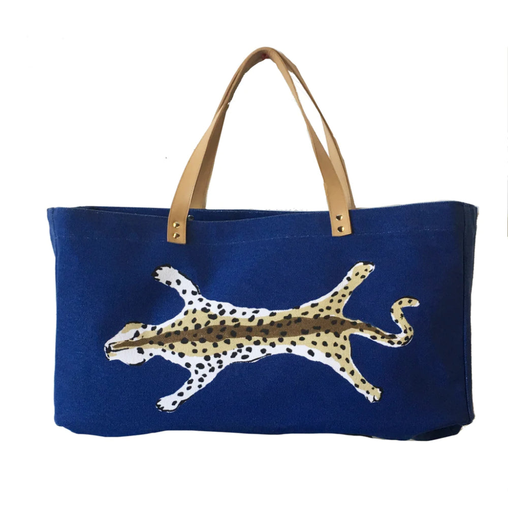 Dana Gibson Leopard Shoulder Tote