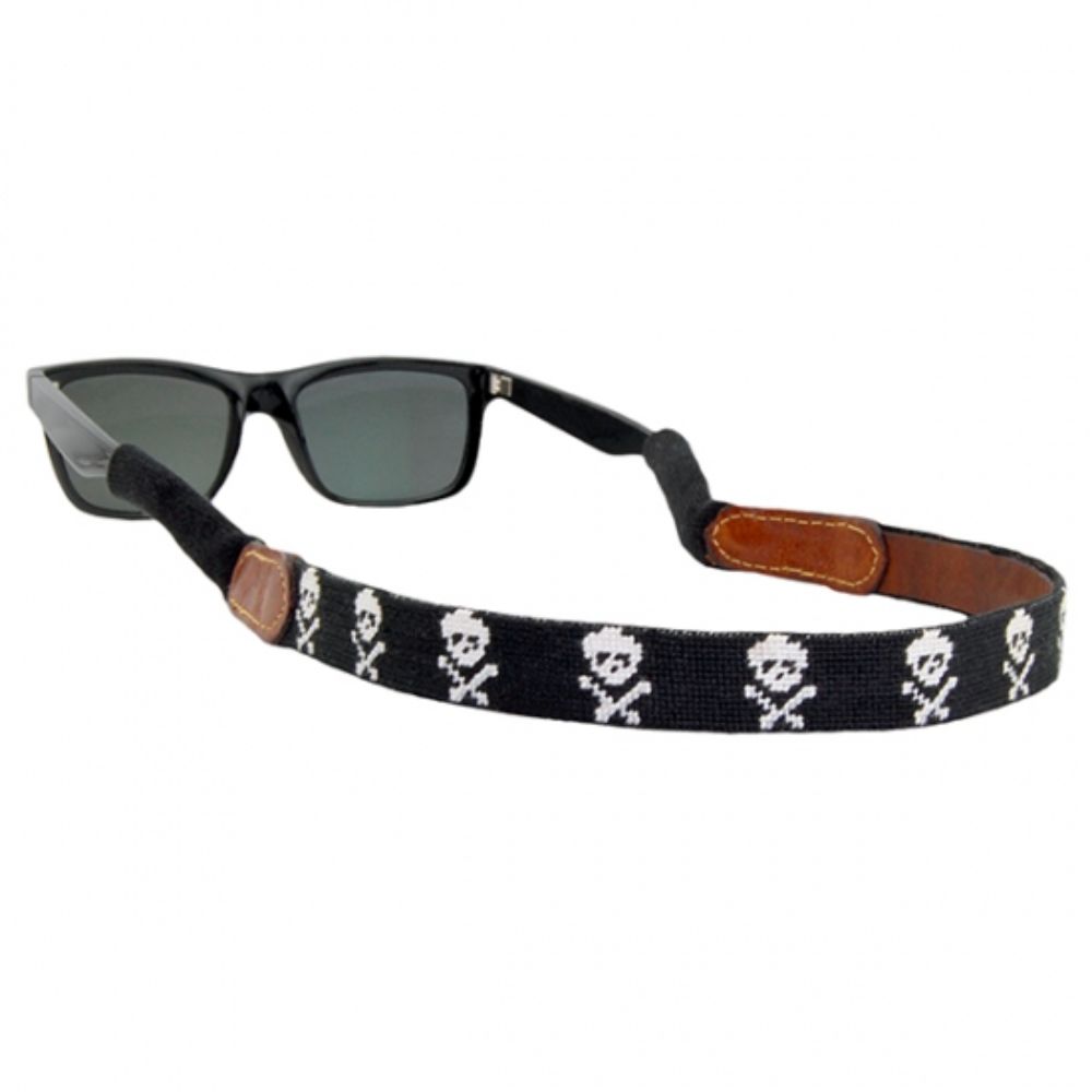 Smathers & Branson Sunglass Strap Jolly Roger-Black