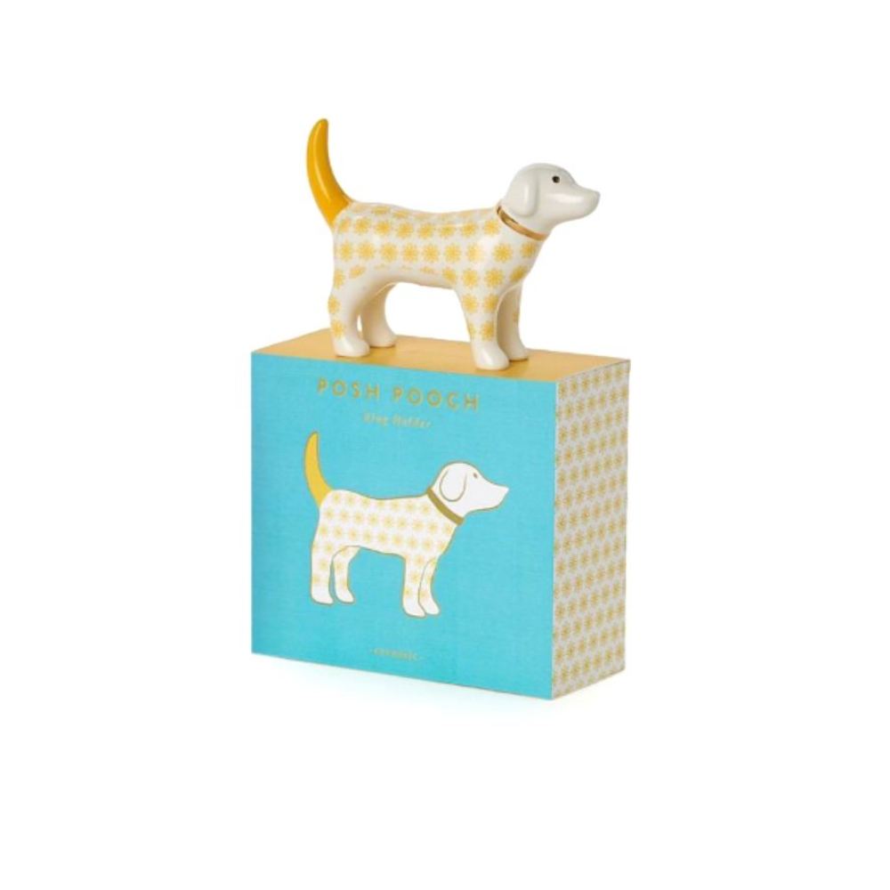 Two's Company Dog Lover Ceramic Ring Holders