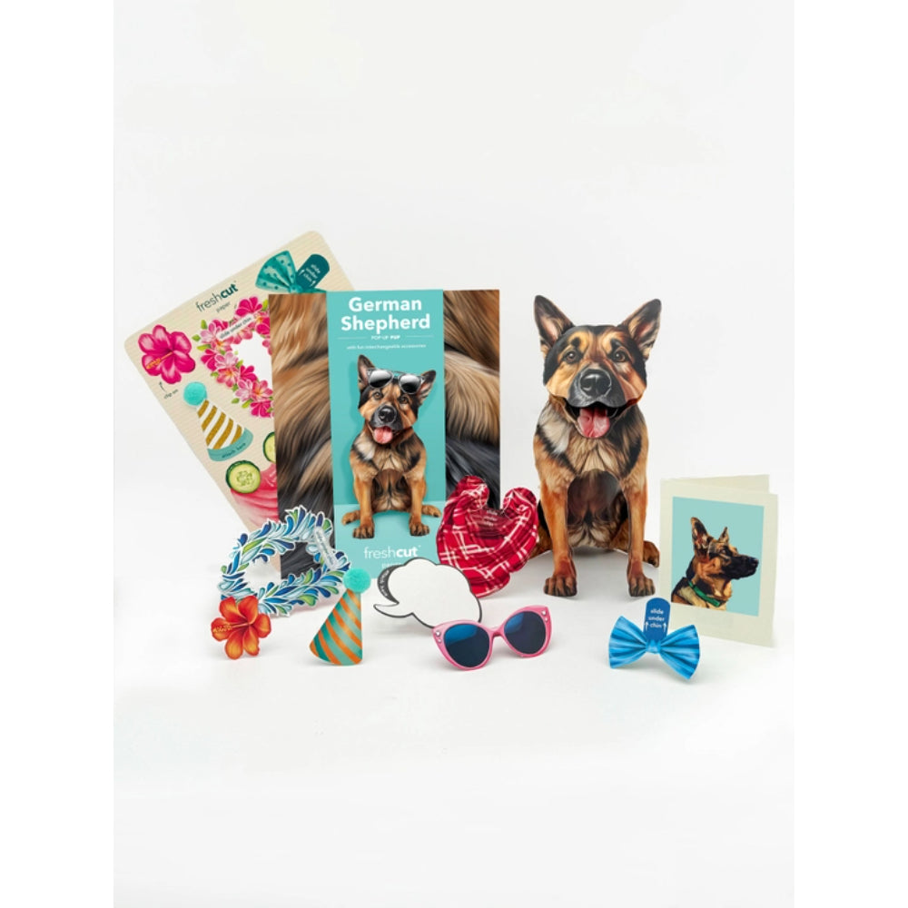 FreshCut Paper LLC German Shepherd Greeting Card