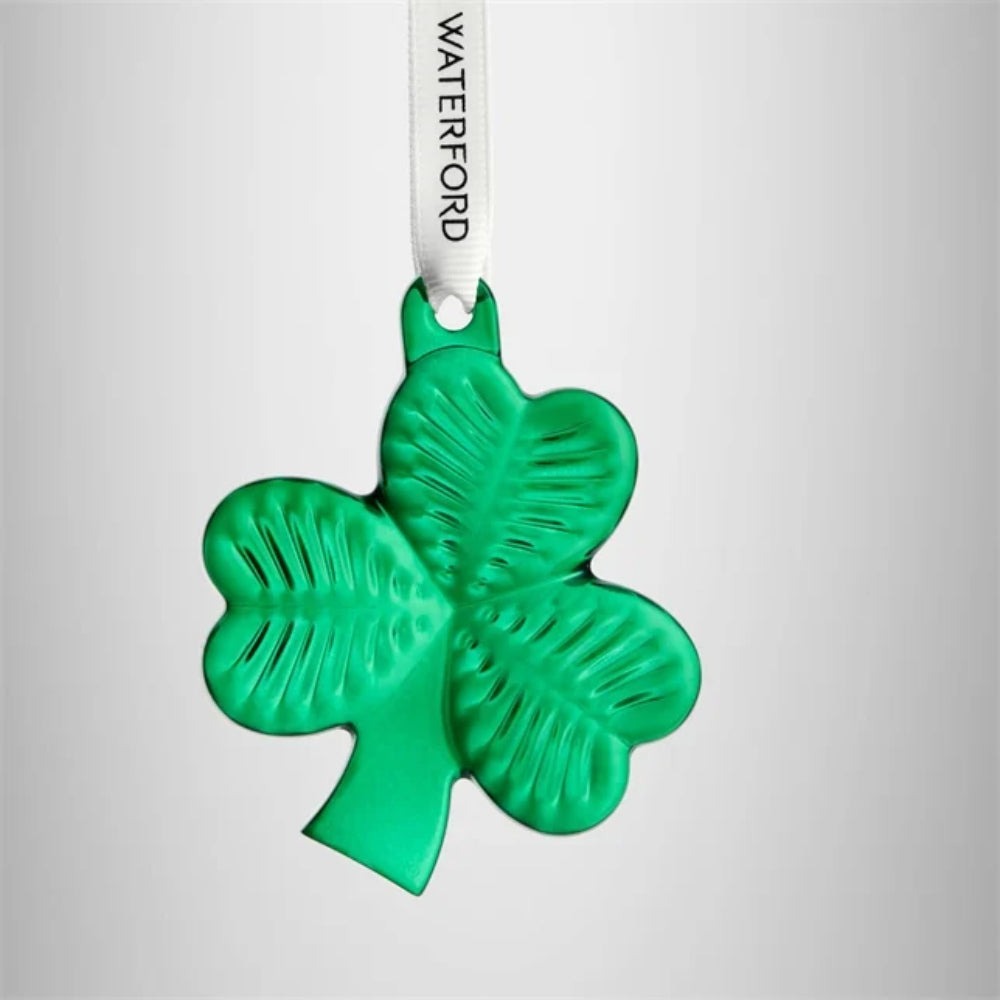 Waterford Mini Shamrock Green Ornament