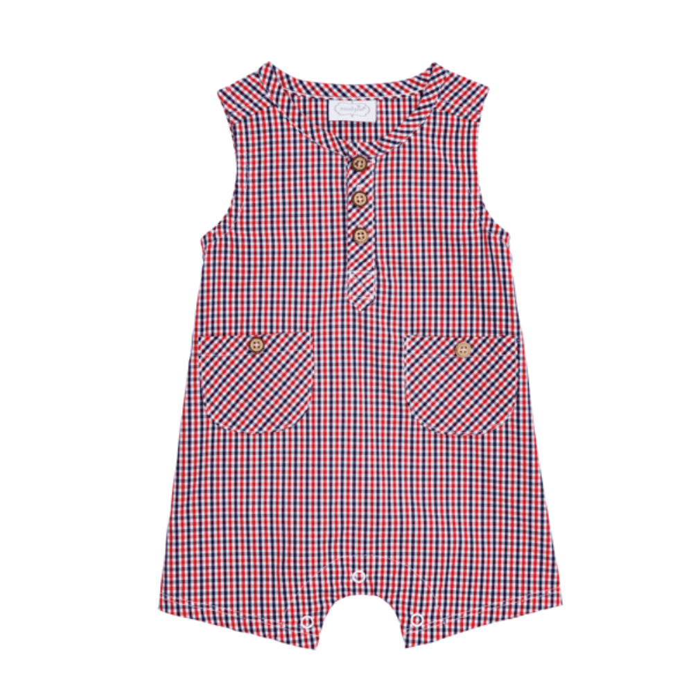Mud Pie Gingham Rompers