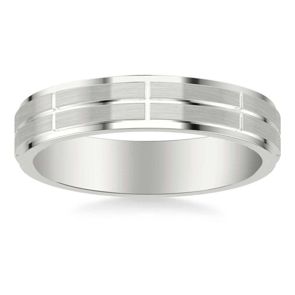 Men's Platinum 5mm Wedding Band