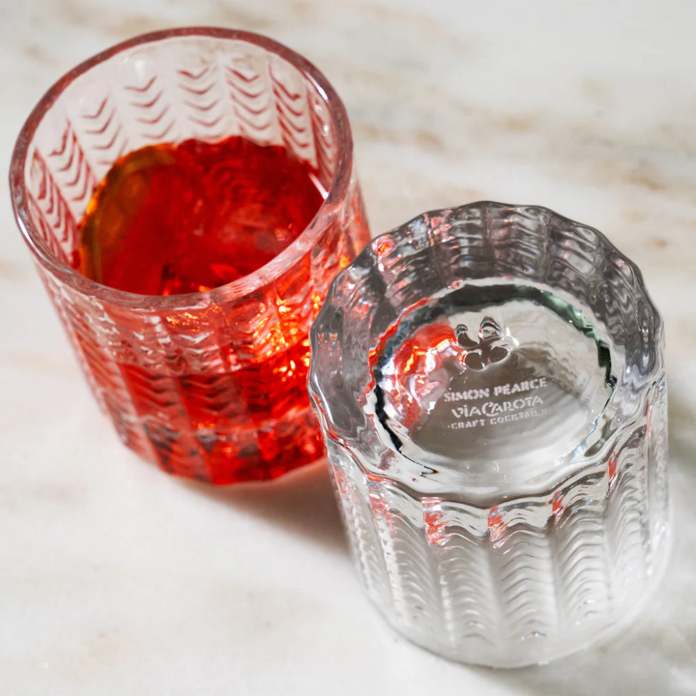 Simon Pearce Greenwich Lowball Glass - Set of 2