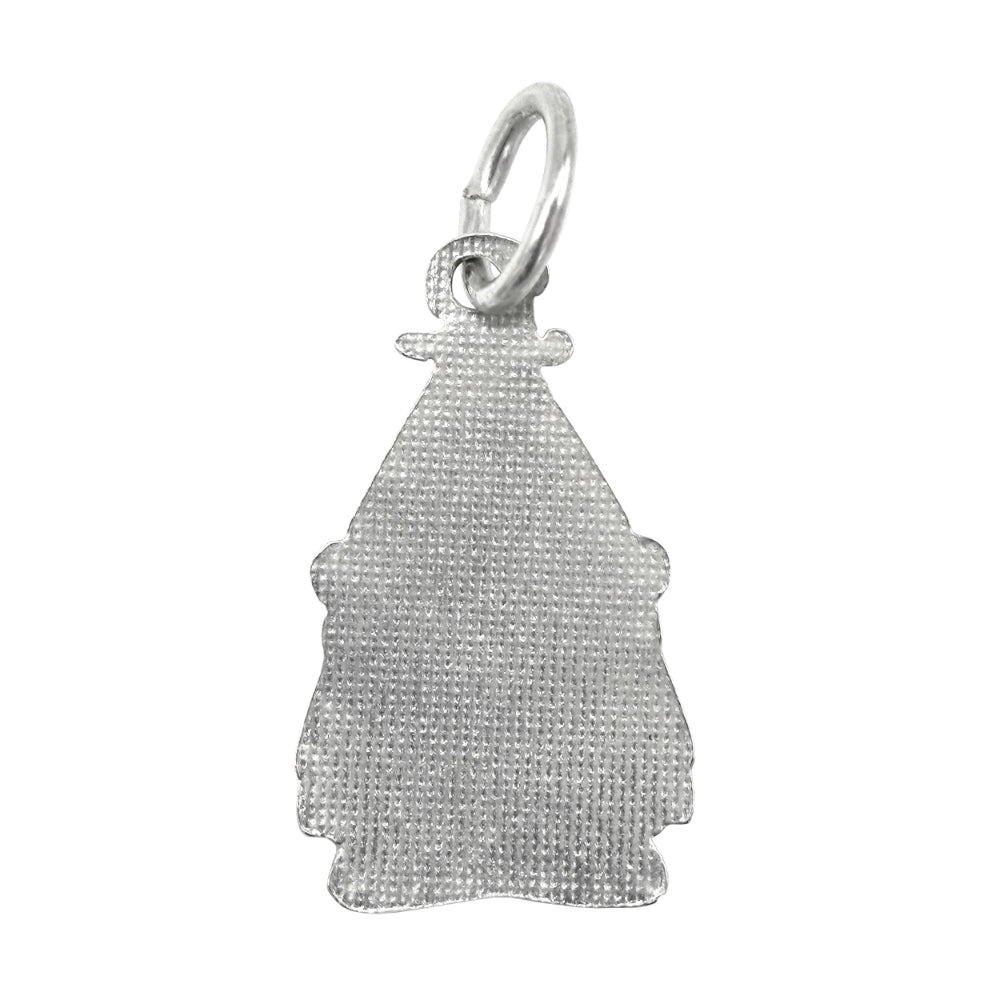 Sterling Silver Painted Gnome Charm