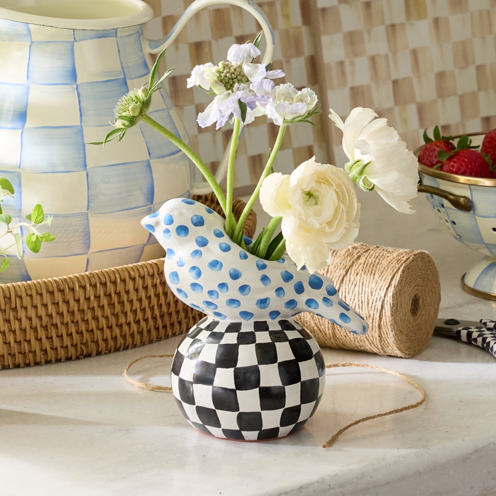 Mackenzie-Childs Collectors Series: Vase Edition - Bird Vase
