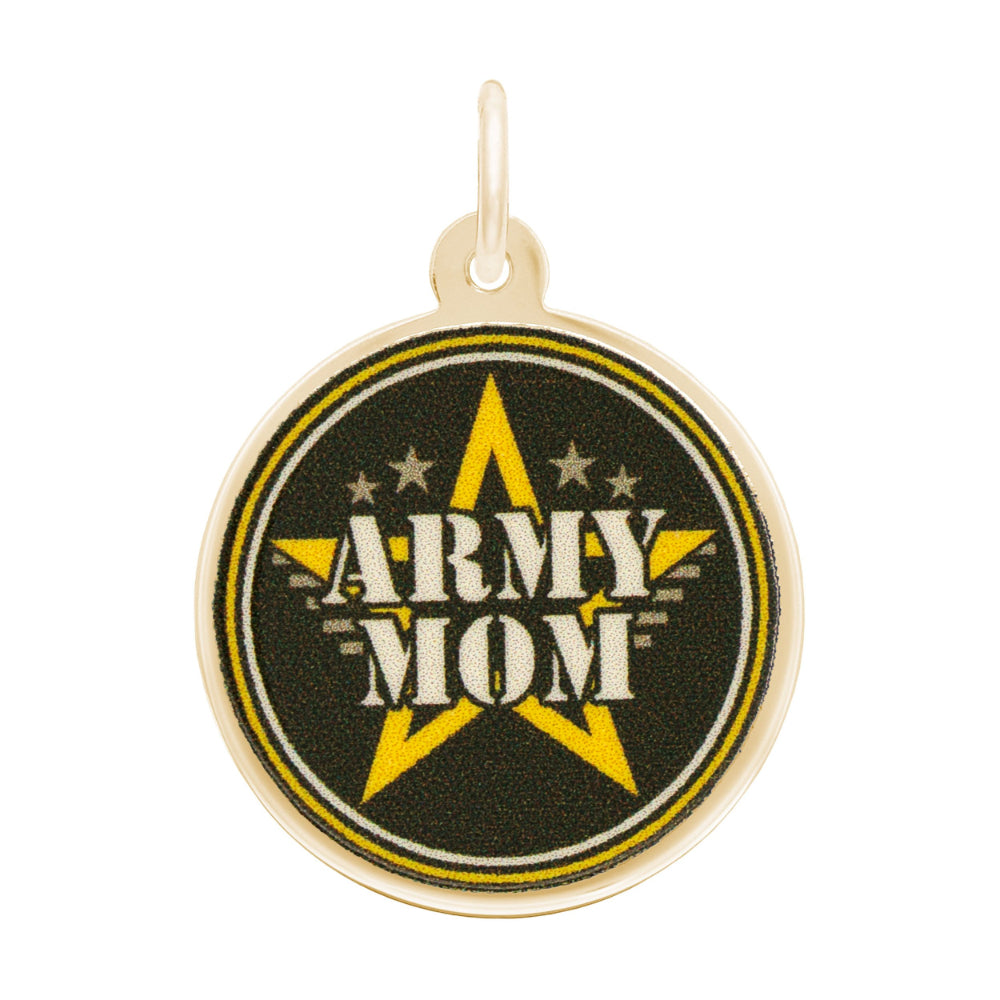 1193 Army Mom Disc Charm