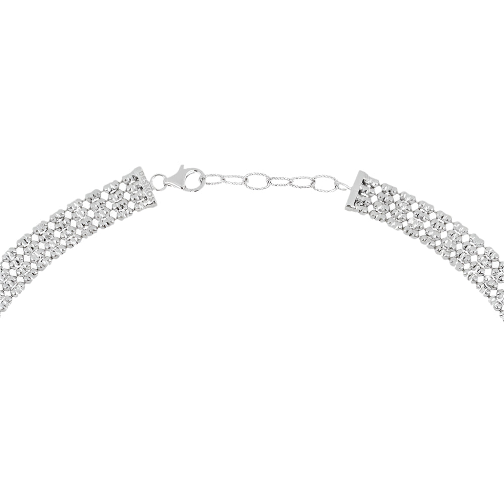 Desmos Infinity Diamond-Cut Adjustable Necklace