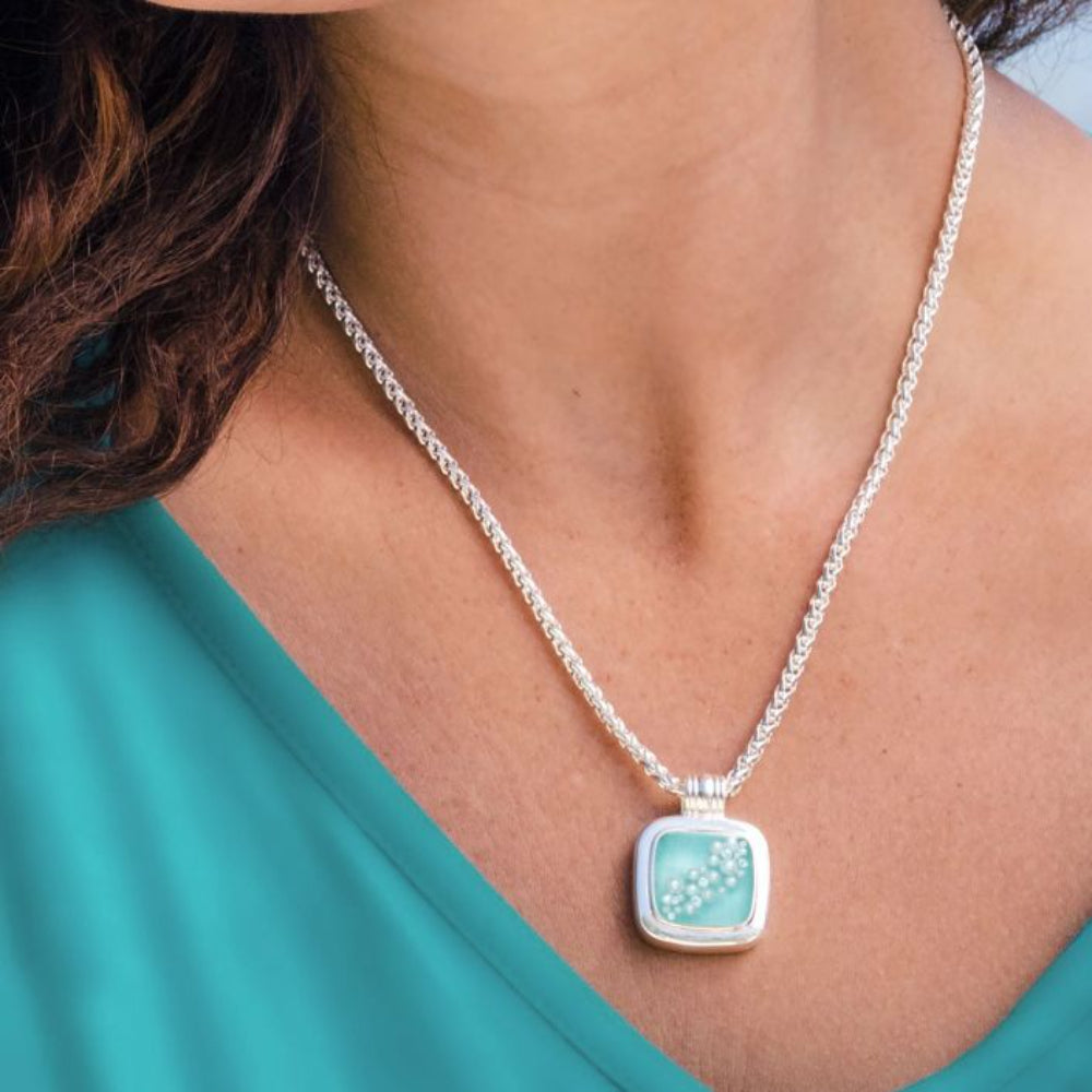 Dune Icon Collection - Inspired by Audrey Cushion Cut Nautical Necklace