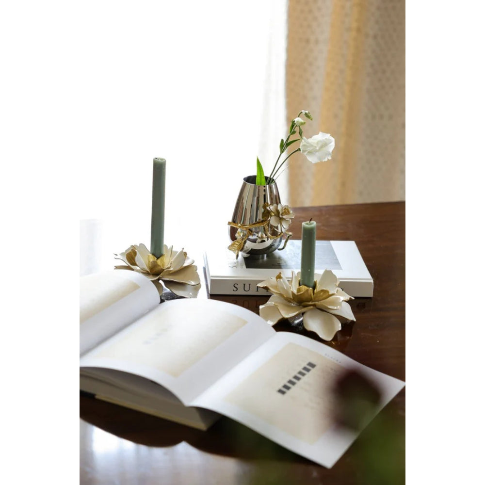 Michael Aram Gardenia Candleholders-Set of 2