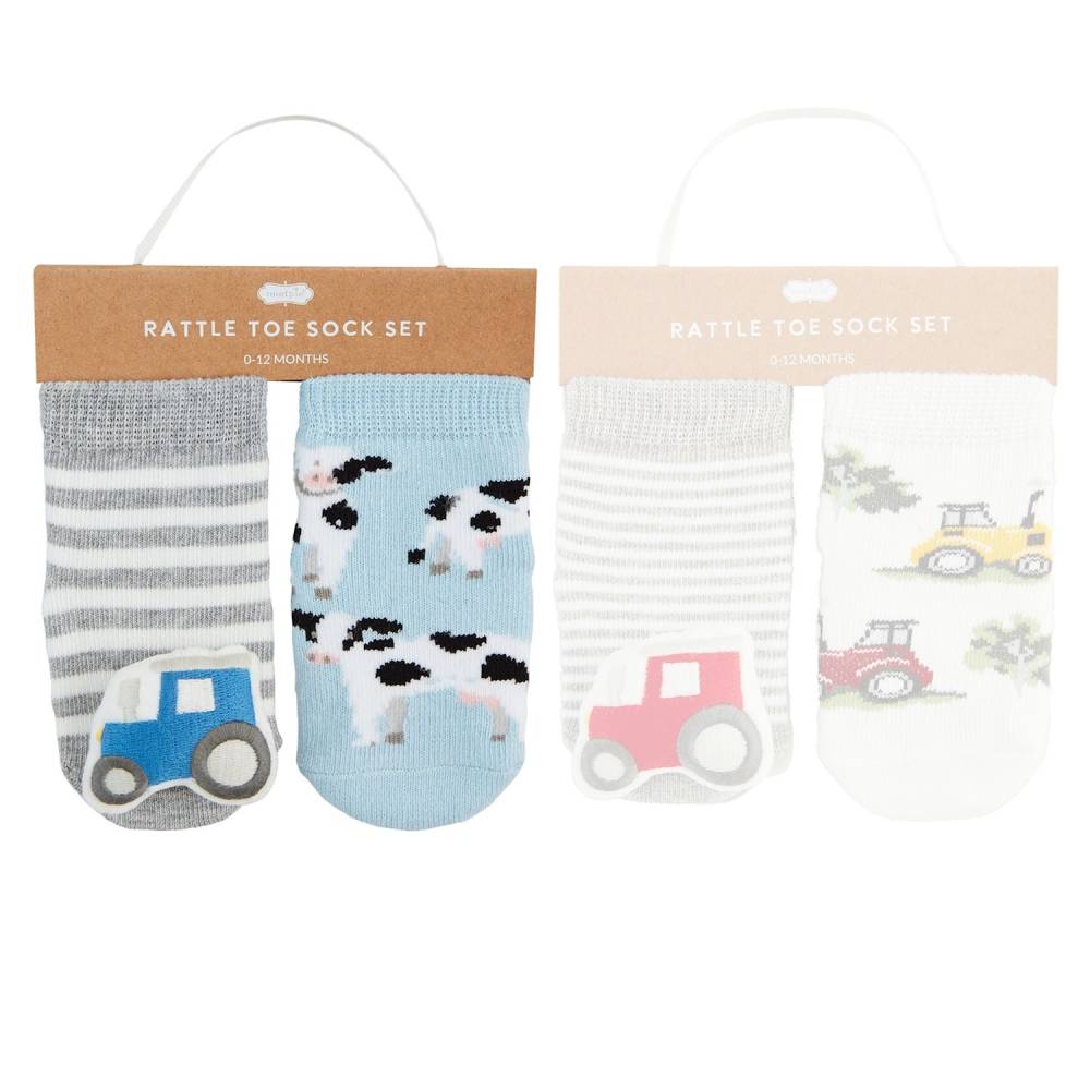 Mud Pie Rattle Toe Sock Set