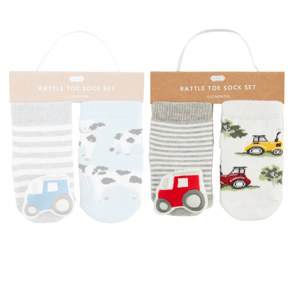 Mud Pie Rattle Toe Sock Set