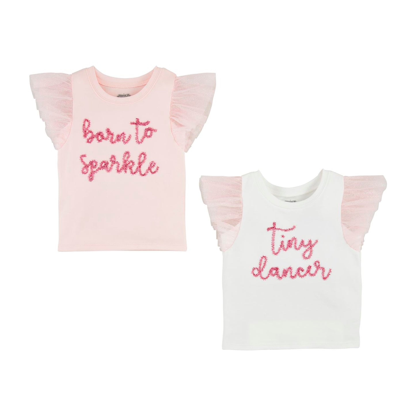 Mud Pie Girl Sparkle Tee