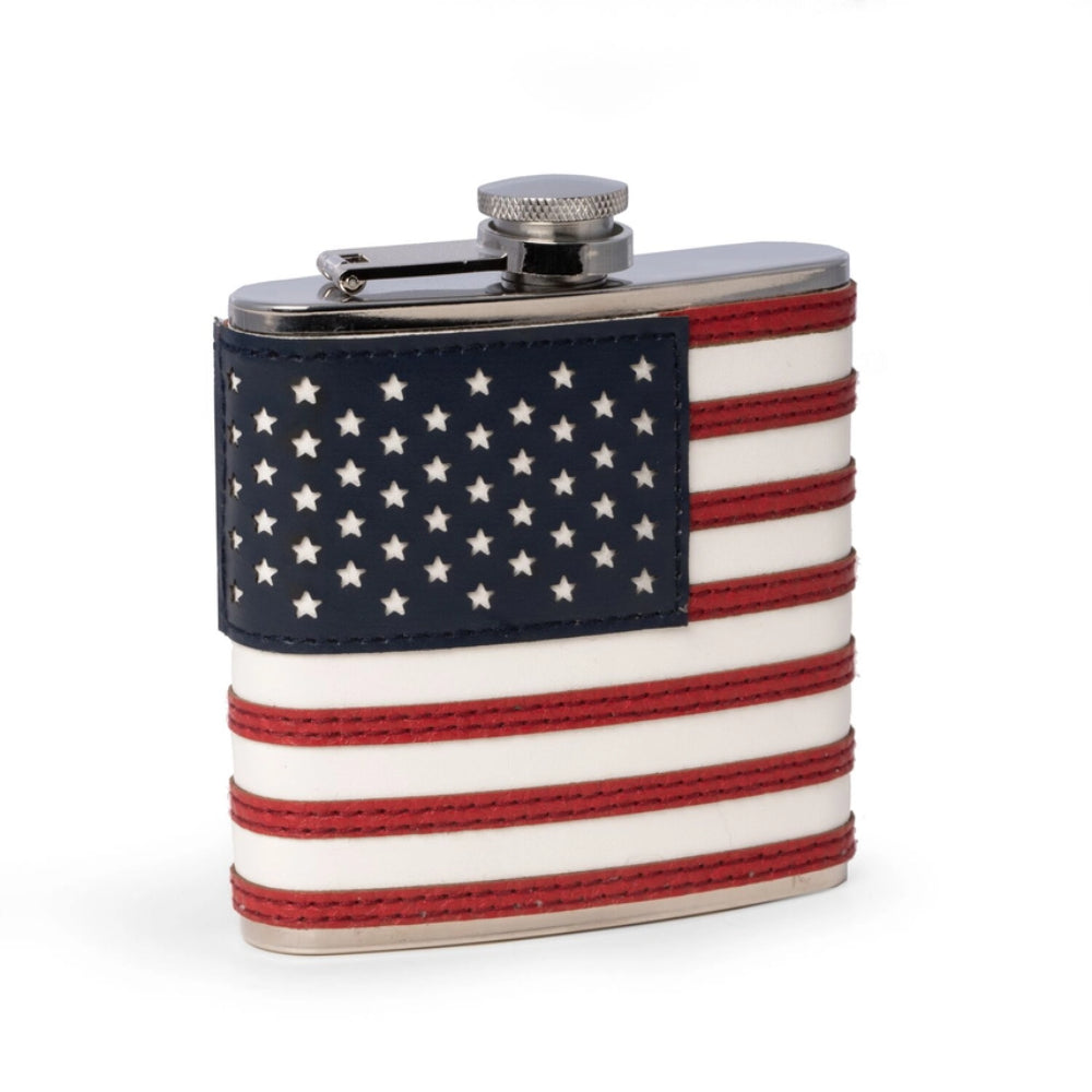 BeyBerk American Flag Flask