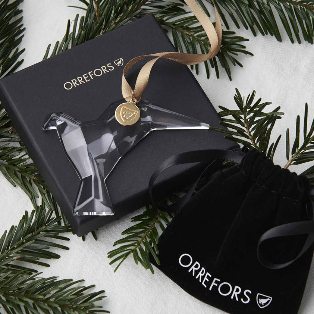 Orrefors Annual Ornament Homage Dove 2024