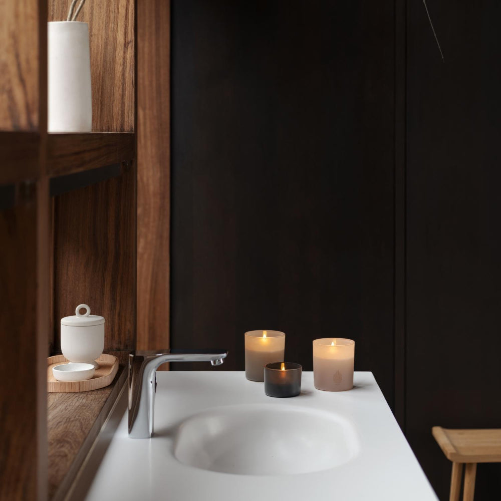 Uyuni Lighting Glass Candle-3.6" x 4"