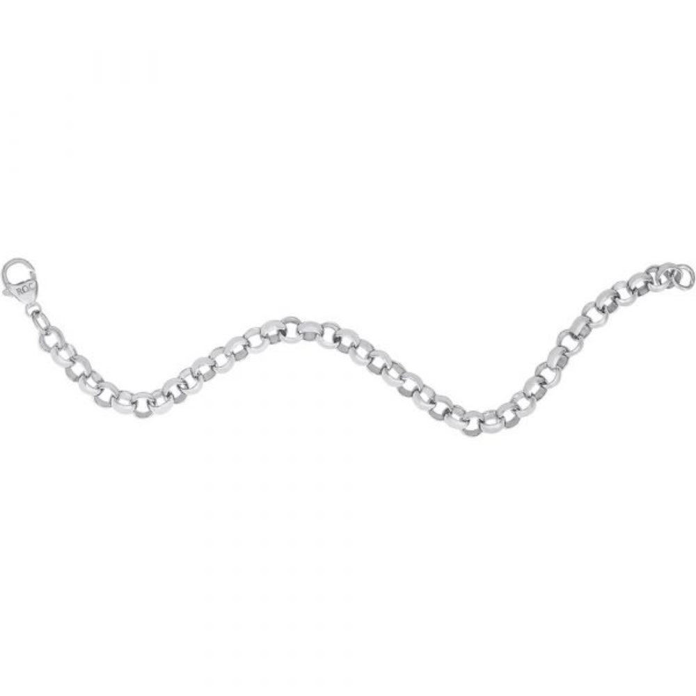 Sterling Silver Link Charm Bracelet, 7"