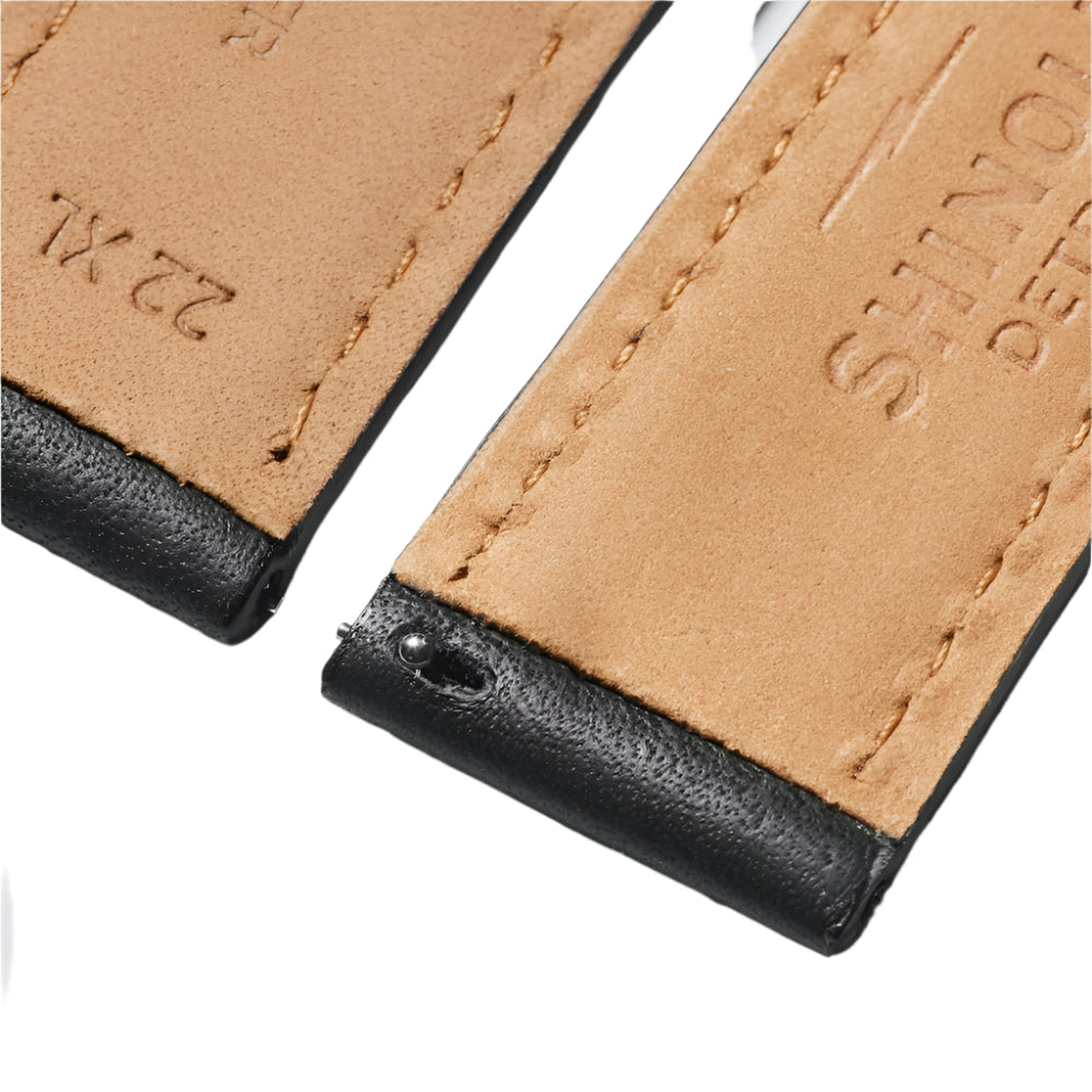 Shinola 22mm Black Leather Strap, 140mm x 100mm