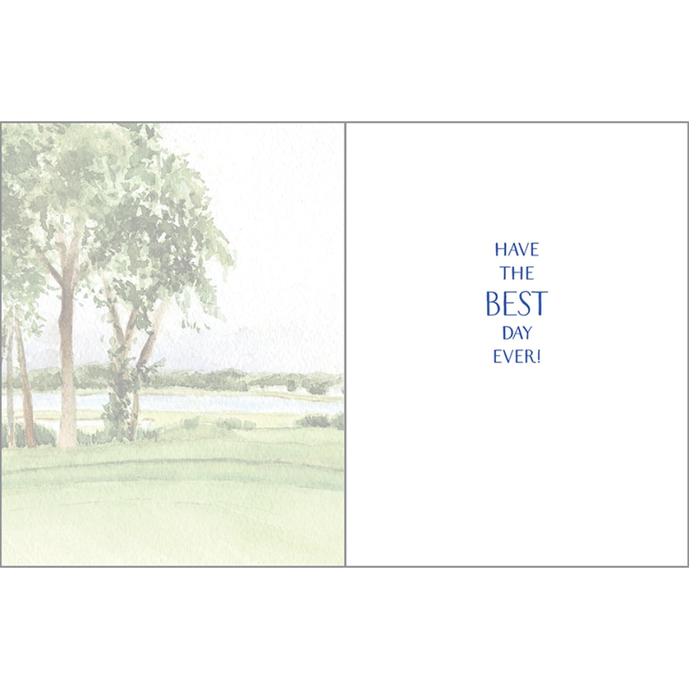 Gina B Designs Birthday Greeting Card - Golf