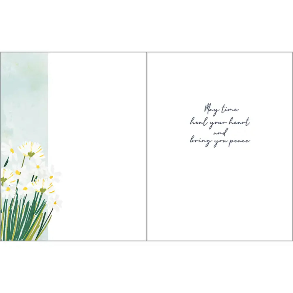 Gina B Designs Sympathy Greeting Card - Daisies