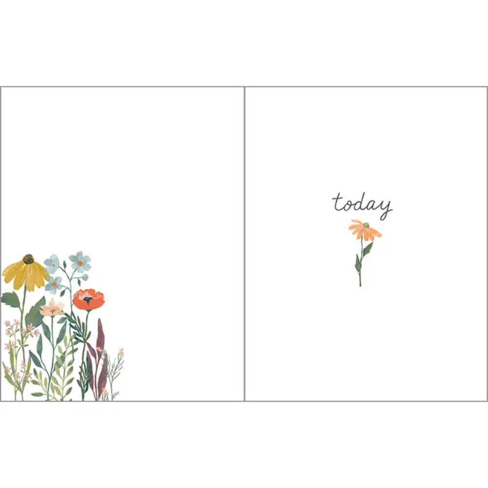 Gina B Designs Thinking of You Greeting Card - Wildflower Stems