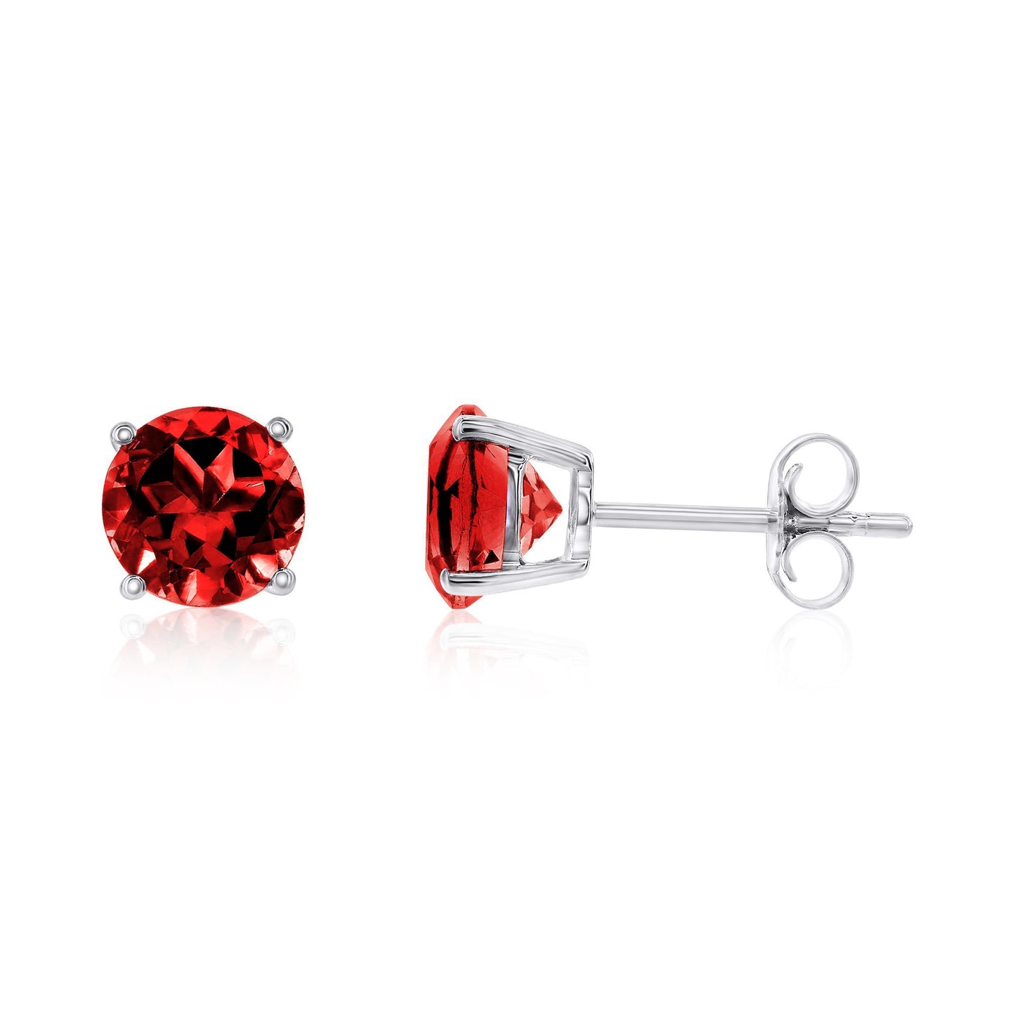 Smyth Jewelers 14k Gold Garnet Stud Earrings