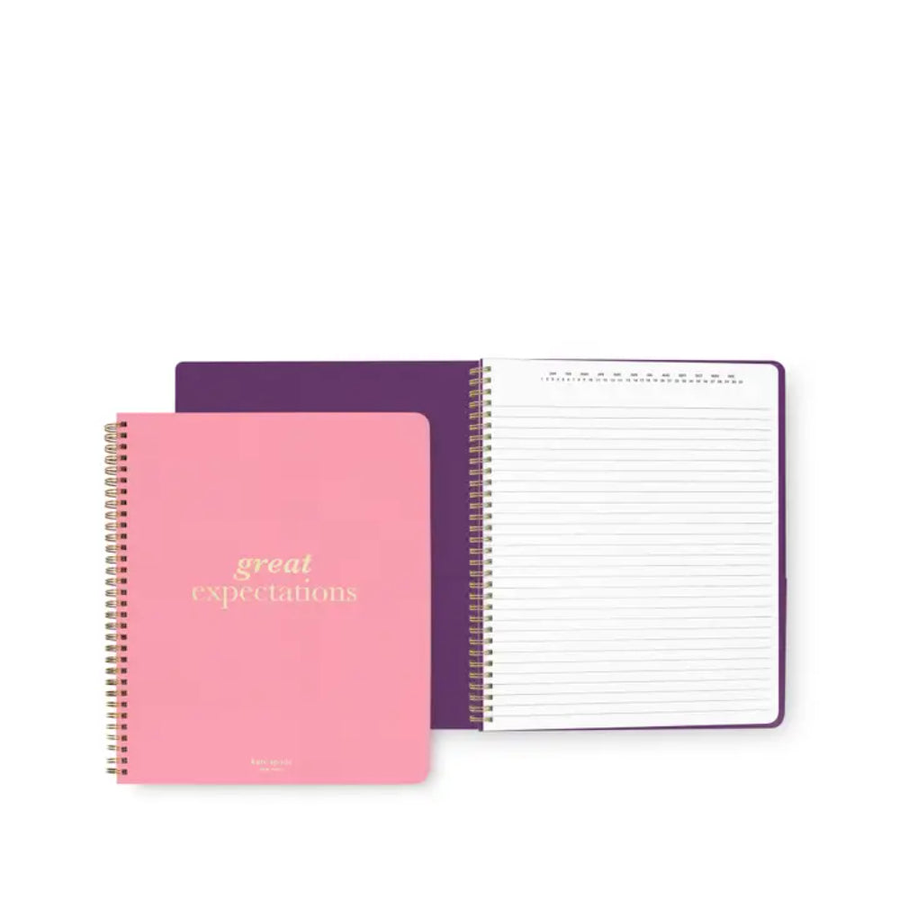 Kate Spade Large Spiral Notebook - Great Expectations