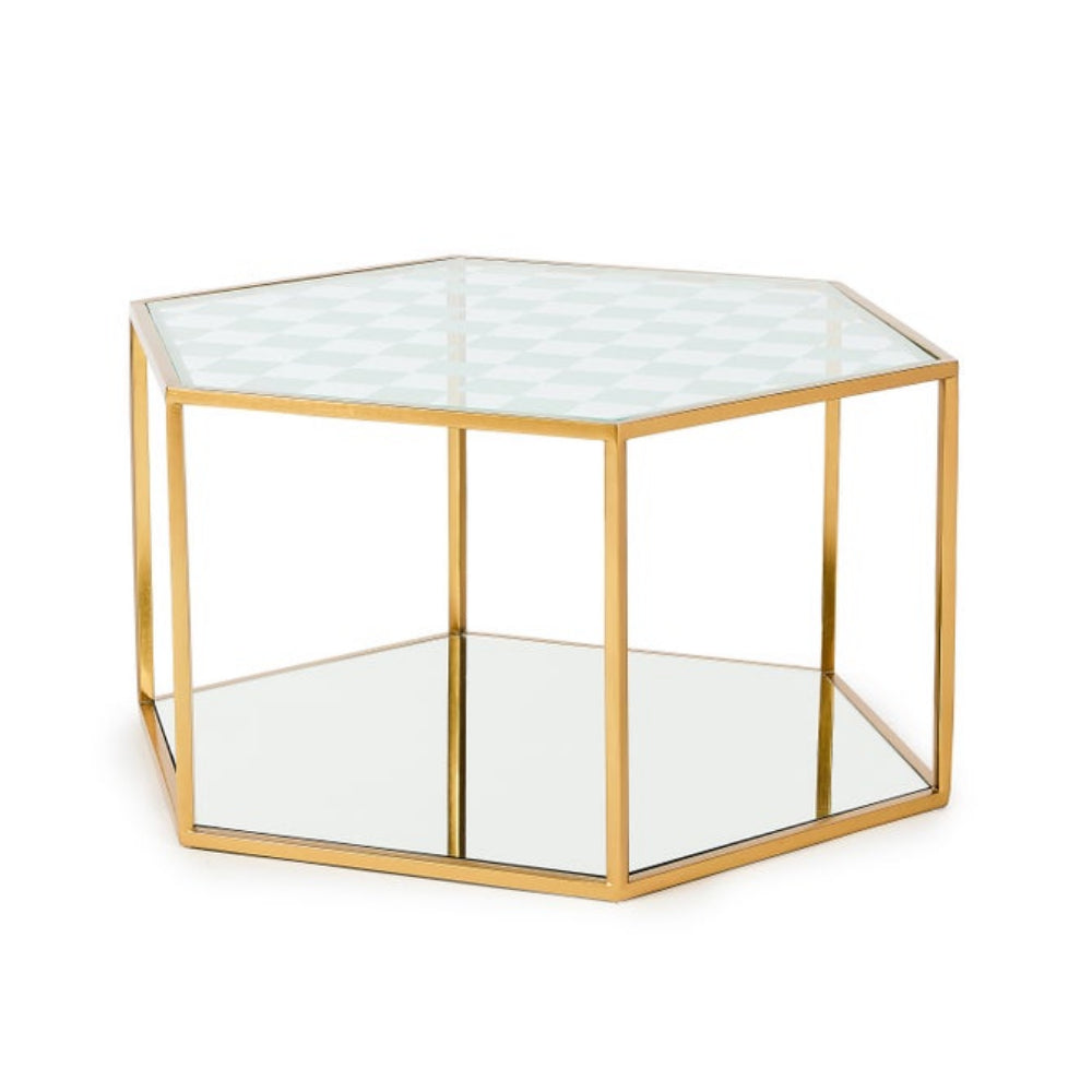 MacKenzie Childs Honeycomb Coffee Table - Online Only