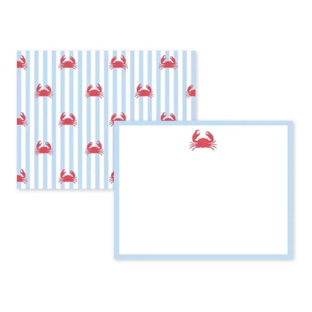 Crab Boutique Flat Cards