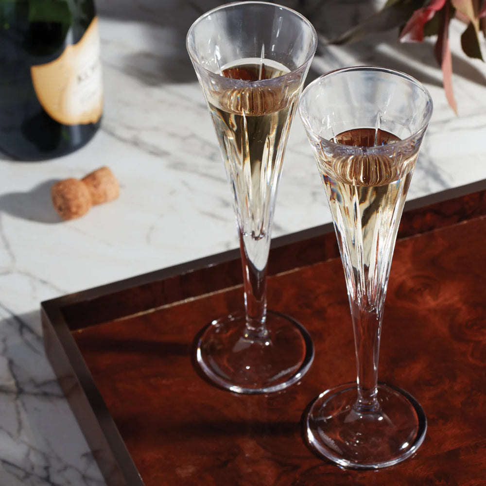 Reed & Barton Soho Crystal 2-Piece Toasting Flute Set