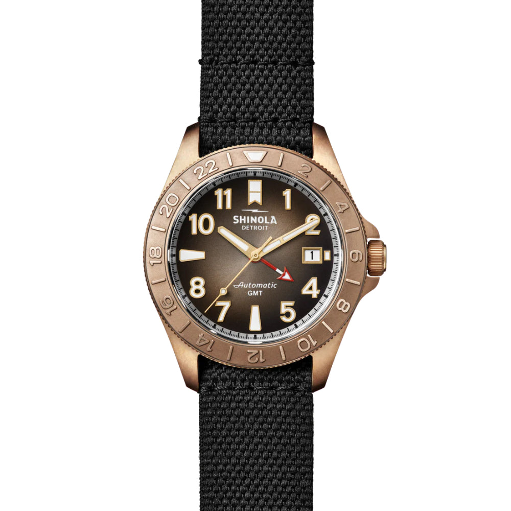 Shinola Bronze Monster GMT 40mm Automatic Watch
