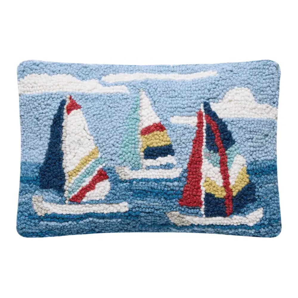 Peking Handicraft Regatta Sails Hook Pillow