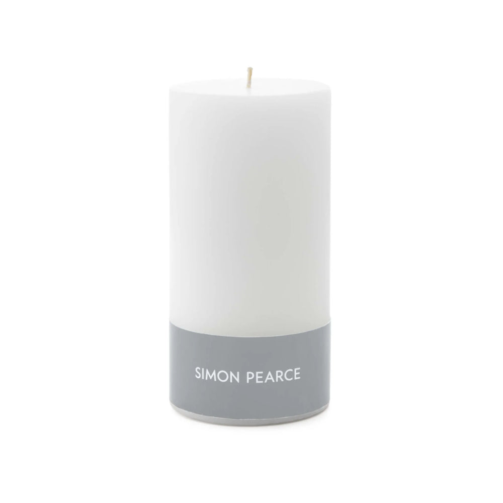 Simon Pearce Pillar Candle White