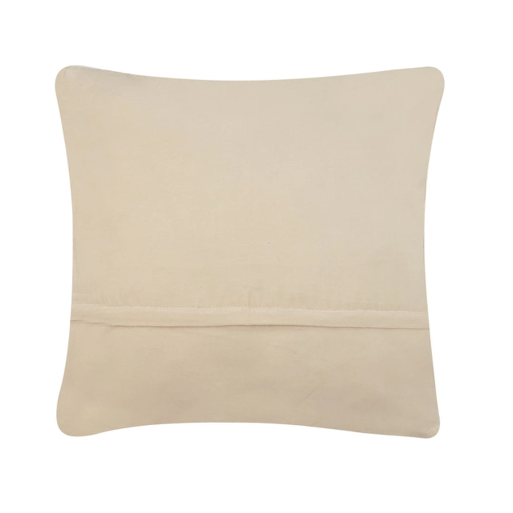 Beige pillow on a white background
