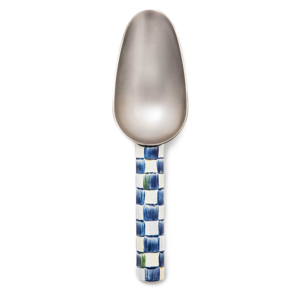 MacKenzie-Childs Royal Check Enamel Scoop - Small