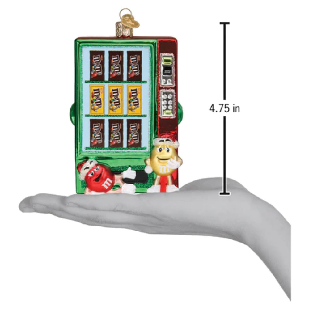 Old World Christmas M&M's Vending Machine Ornament