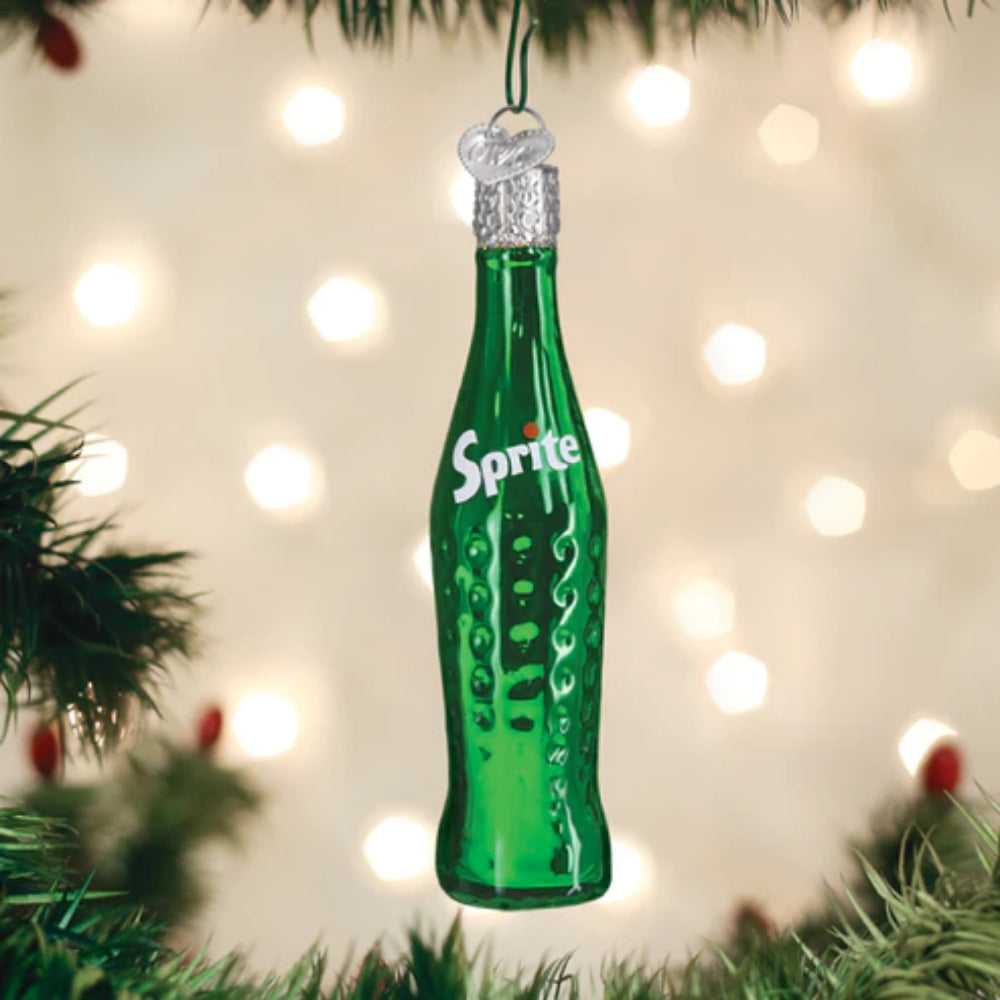 Old World Christmas Sprite Bottle Ornament