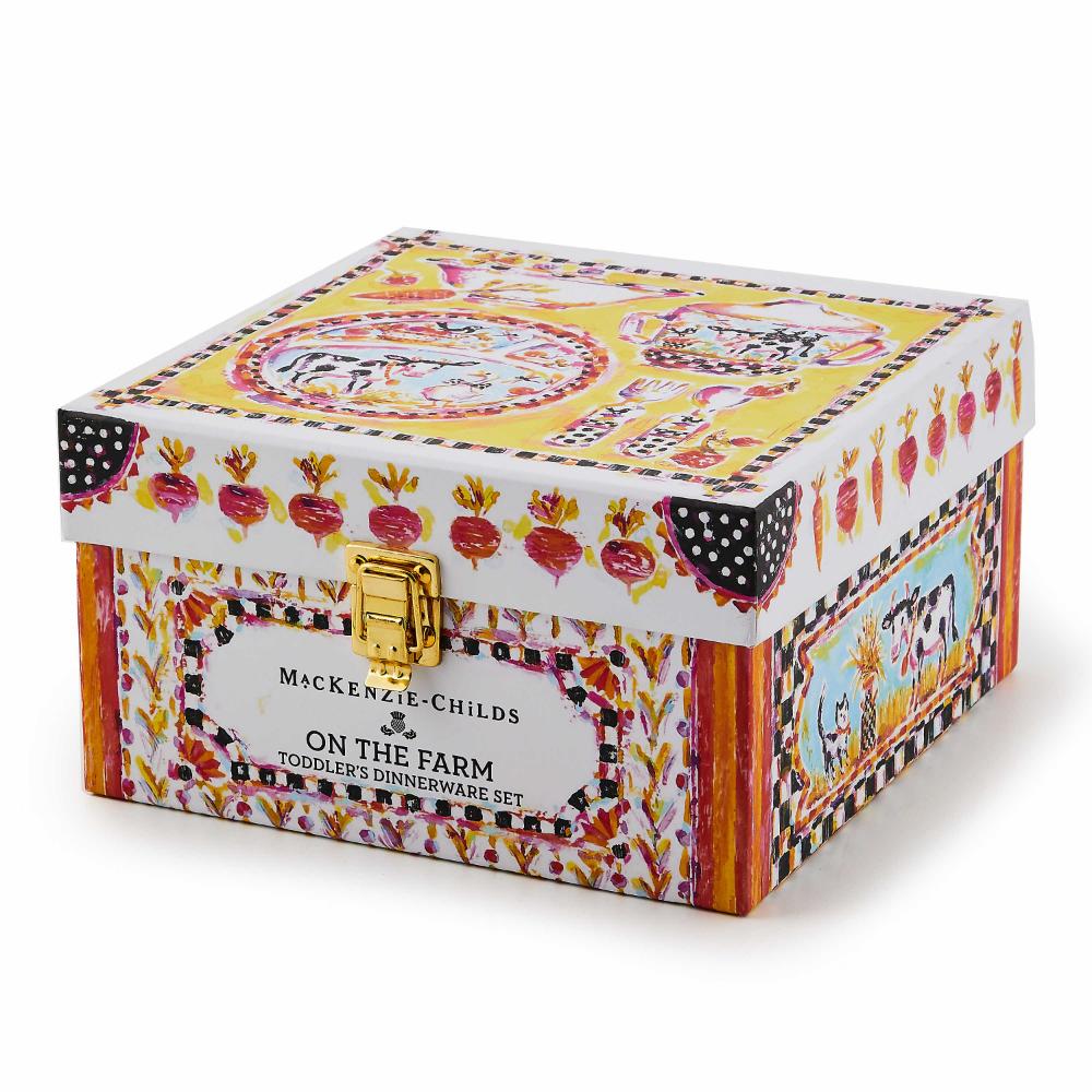 MacKenzie-Childs On the Farm Toddler's Dinnerware Set